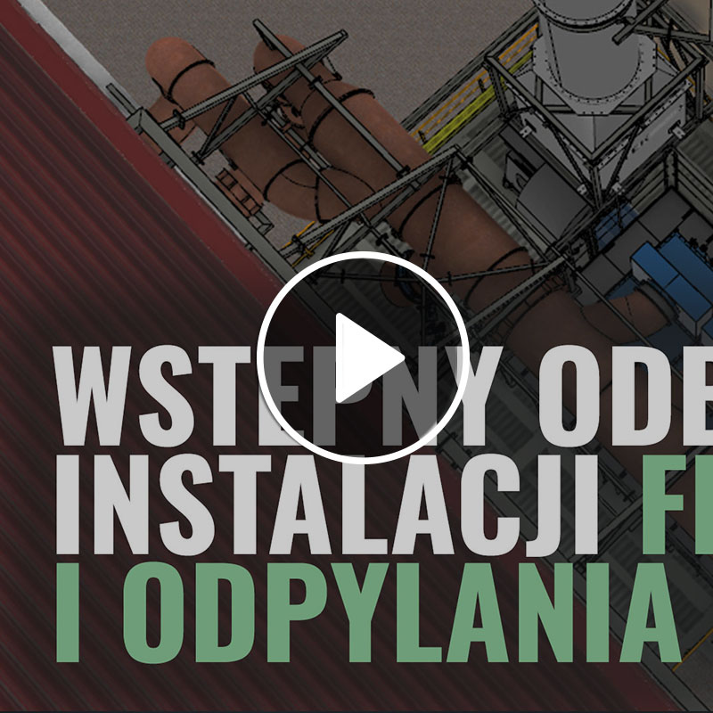 Film z wstępnego odbioru Instalacji filtracji oraz odpylania pyłu i niklu ze spalin